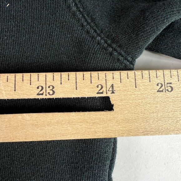 Born & Raised Streetwear Sweatshirt Men Large Black Faded Double Sided Hoodie - Picture 15 of 16